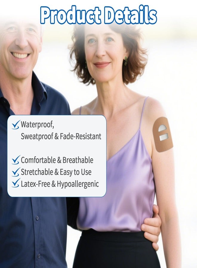 30 قطعة من اللصقات اللاصقة لجهاز Omnipod 5، لصقات لاصقة مقطوعة مسبقًا، لصقة مراقبة الجلوكوز، مثبتات جلدية، أغطية مستشعرات مرضى السكري، 10 ألوان سادة، مقاومة للماء والعرق والصدمات، قابلة للتهوية - Image 3